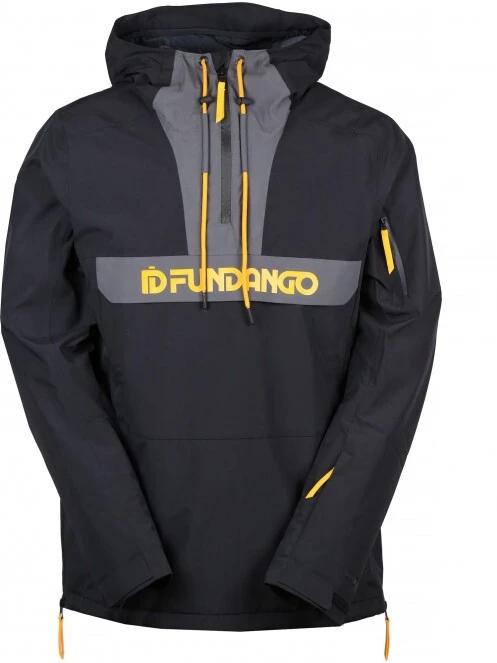 Fundango Burnaby Logo Anorak férfi síkabát szürke színben 7