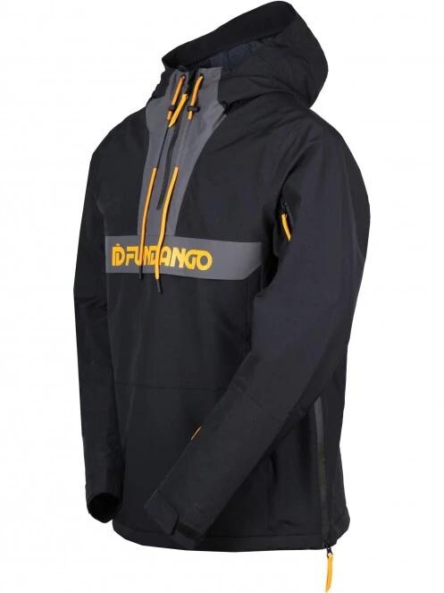 Fundango Burnaby Logo Anorak férfi síkabát szürke színben 8