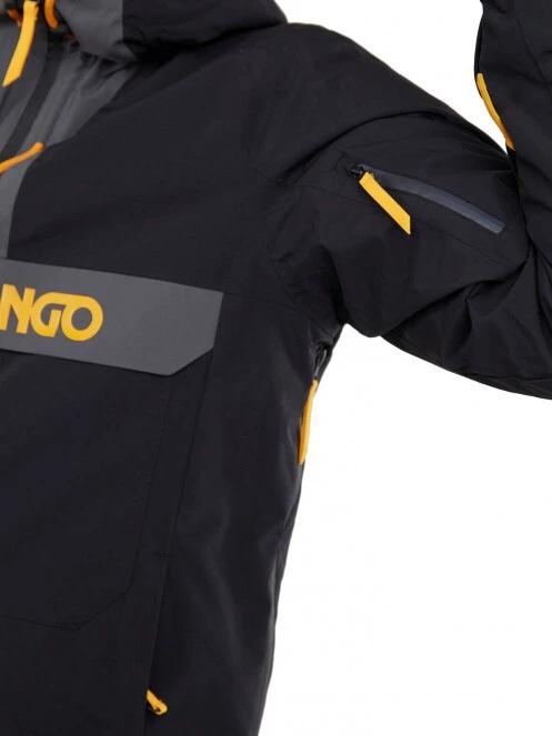 Fundango Burnaby Logo Anorak férfi síkabát szürke színben 4