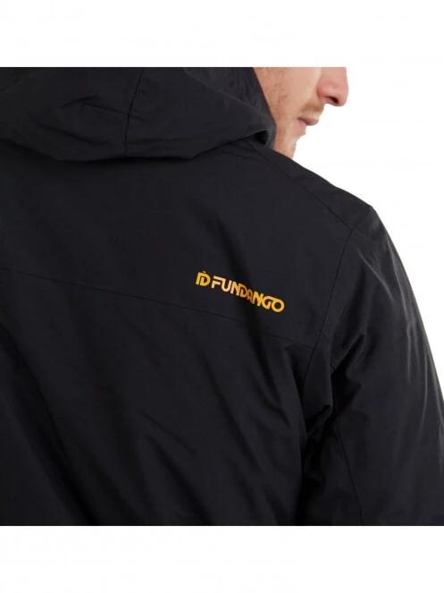 Fundango Burnaby Logo Anorak férfi síkabát szürke színben 5