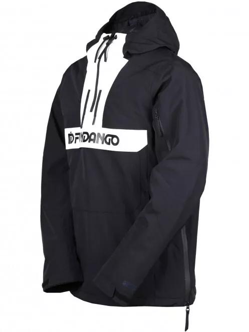 Fundango Burnaby Logo Anorak férfi síkabát fekete színben 8