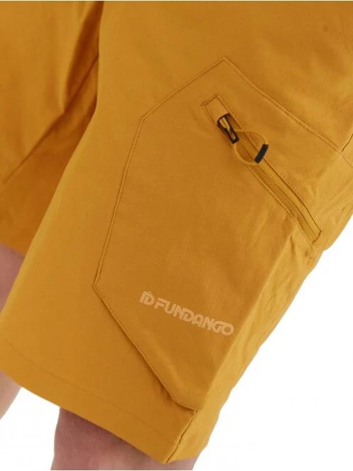 Fundango Barnet Cargo Short férfi túranadrág narancssárga színben 5