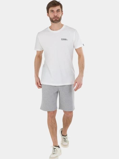 Fundango Delon Sweatshorts férfi tréning rövidnadrág szürke színben 4