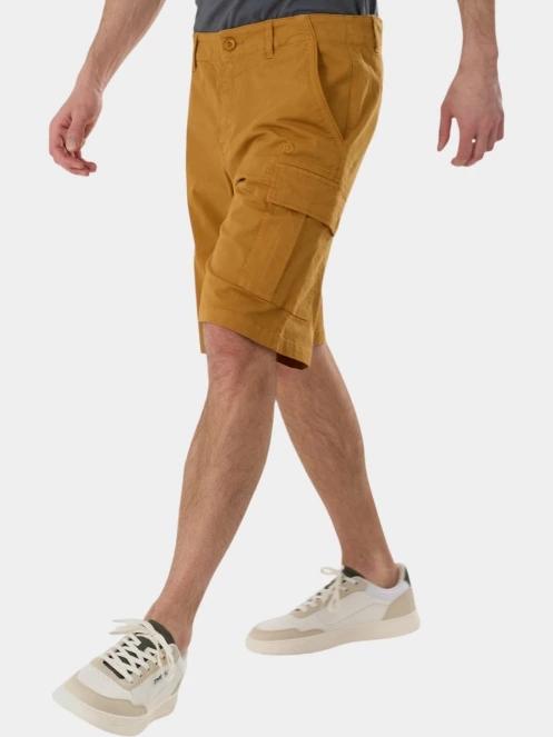 Fundango Zack Cargo Shorts férfi oldalzsebes rövidnadrág sárga színben 5