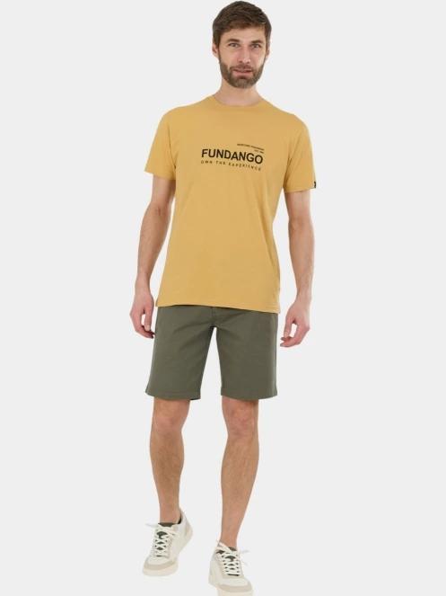 Fundango Offshore Chino Shorts férfi rövidnadrág zöld színben 4