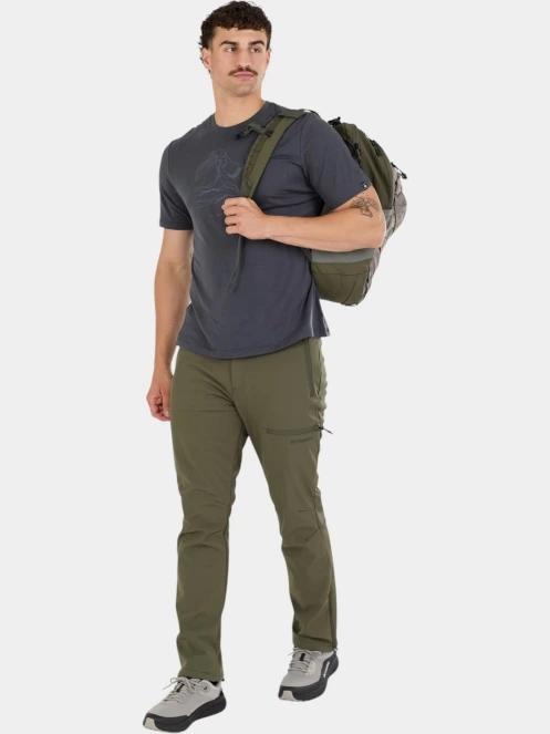 Fundango Akira II Softshell Pants férfi softshell nadrág oliva színben 4