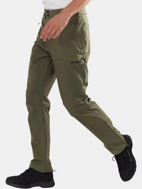 Fundango Akira II Softshell Pants férfi softshell nadrág oliva színben 5
