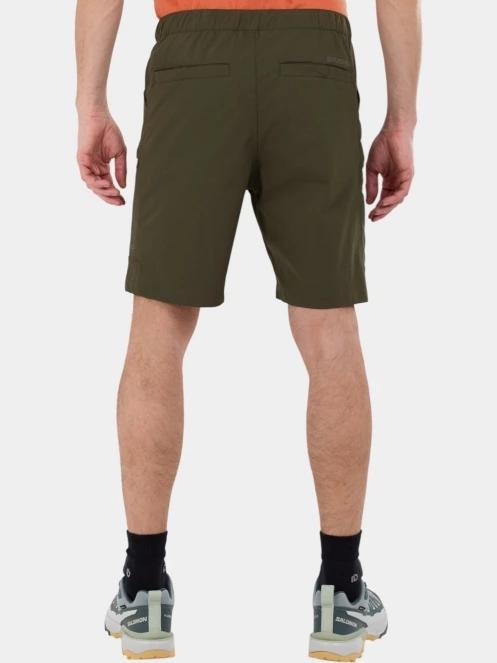 Fundango Elkford Cargo Trekking Shorts férfi oldalzsebes túra rövidnadrág zöld színben 3