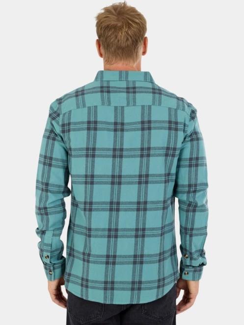 Fundango Harris Shirt férfi hosszú ujjú ing zöld színben 3