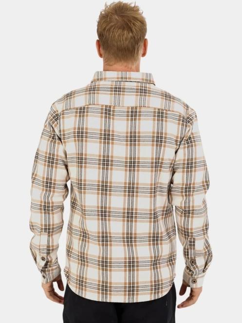 Fundango Roddy Lined Shirt férfi ingkabát homok színben 3