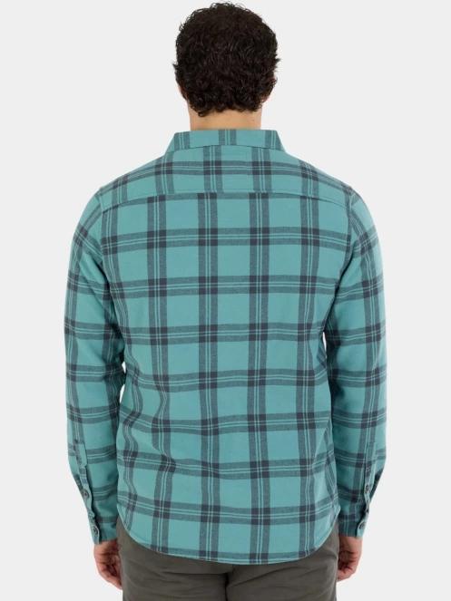 Fundango Roddy Lined Shirt férfi ingkabát zöld színben 3
