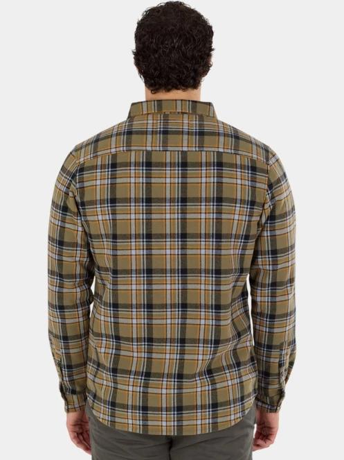 Fundango Roddy Lined Shirt férfi ingkabát oliva színben 3