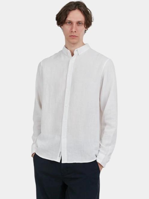 Fundango Ronan Shirt férfi hosszú ujjú ing fehér színben 2