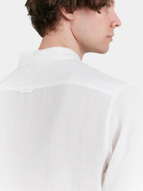 Fundango Ronan Shirt férfi hosszú ujjú ing fehér színben 7