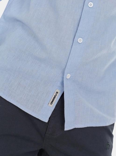 Fundango Ronan Shirt férfi hosszú ujjú ing kék színben 6