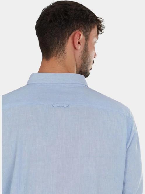 Fundango Ronan Shirt férfi hosszú ujjú ing kék színben 7