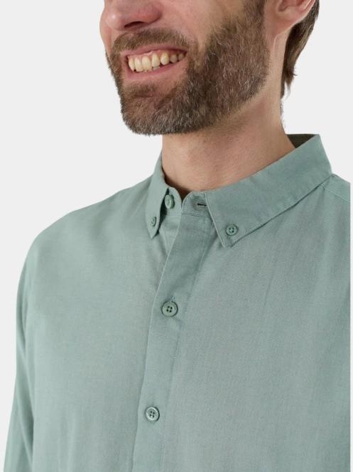 Fundango Ronan Shirt férfi hosszú ujjú ing zöld színben 6