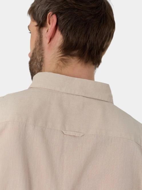 Fundango Ronan Shirt férfi hosszú ujjú ing homok színben 9
