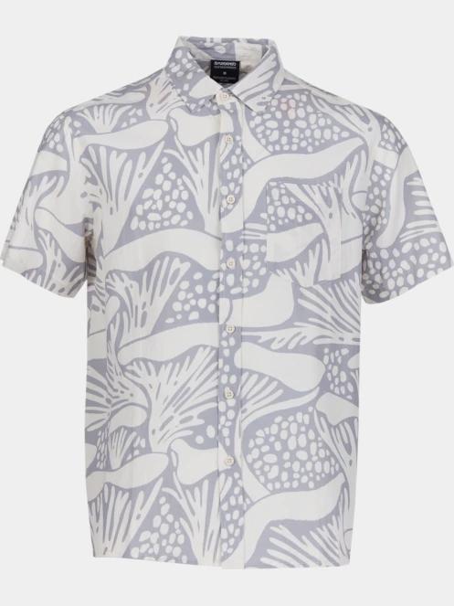 Fundango Chase Shirt férfi rövid ujjú ing homok színben 8