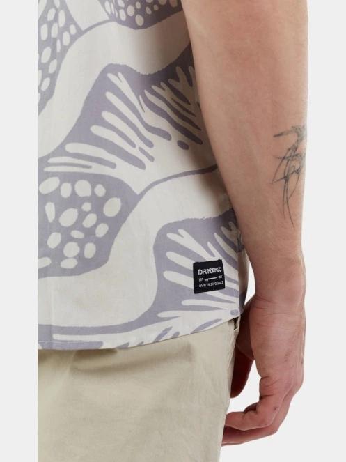 Fundango Chase Shirt férfi rövid ujjú ing homok színben 6