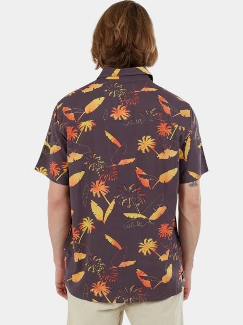Fundango Chase Shirt férfi rövid ujjú ing sötétkék színben 3