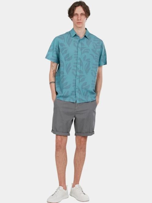 Fundango Chase Shirt férfi rövid ujjú ing zöld színben 4