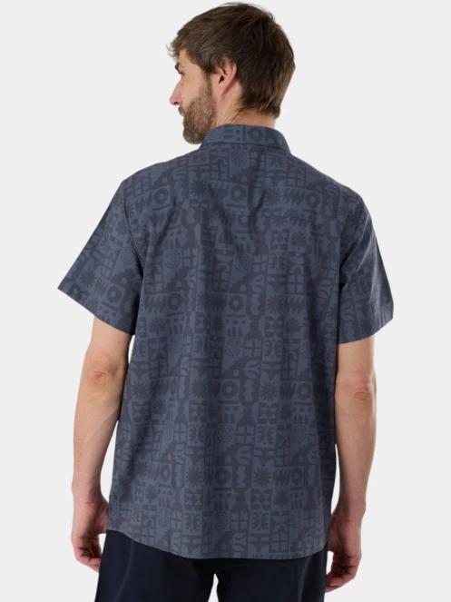 Fundango Chase Shirt férfi hosszú ujjú ing szürke színben 3