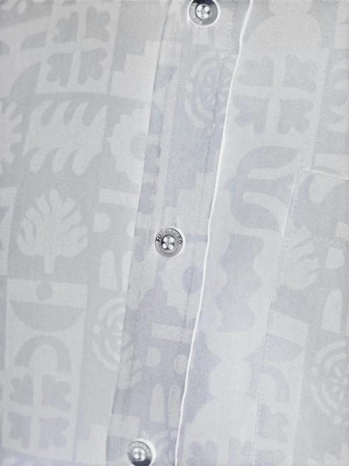 Fundango Chase Shirt férfi hosszú ujjú ing szürke színben 8