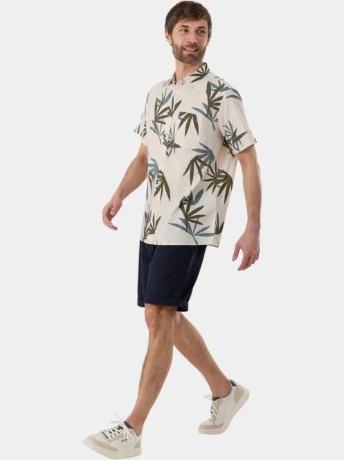 Fundango Chase Shirt férfi hosszú ujjú ing homok színben 4