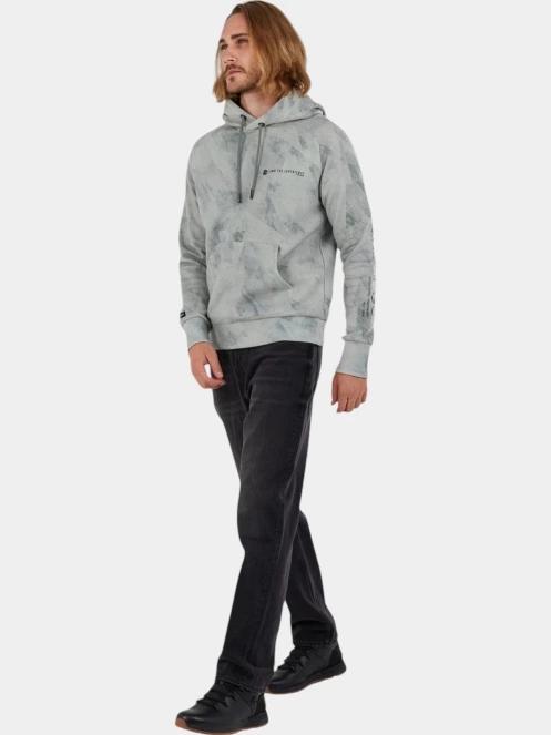 Fundango Talis Hooded Sweatshirt férfi kapucnis pulóver zöld színben 4