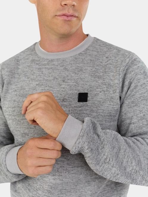 Fundango Randall Pullover férfi pulóver szürke színben 6