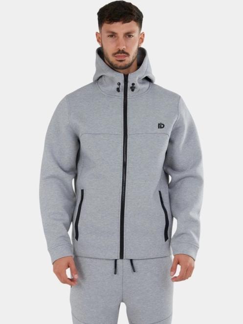 Fundango Hamal Tech Hoodie férfi kapucnis pulóver szürke színben 2