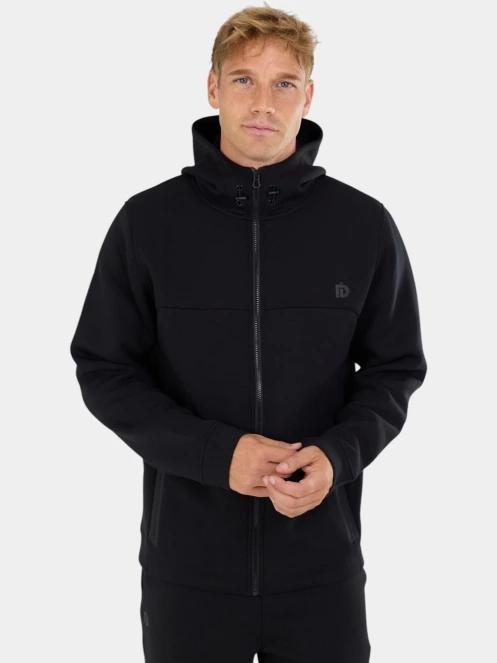 Fundango Hamal Tech Hoodie férfi kapucnis pulóver fekete színben 2