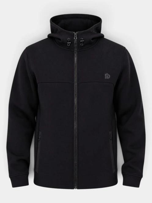Fundango Hamal Tech Hoodie férfi kapucnis pulóver fekete színben 8
