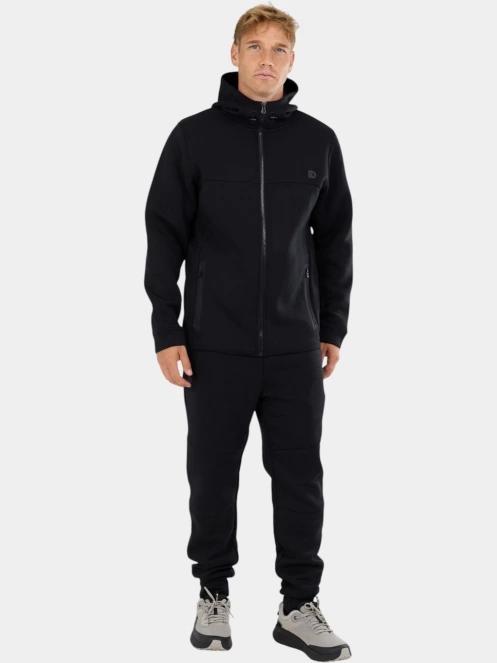 Fundango Hamal Tech Hoodie férfi kapucnis pulóver fekete színben 4