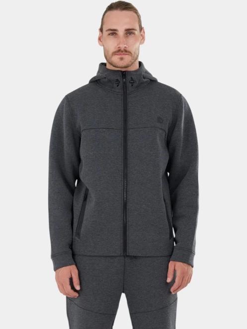 Fundango Hamal Tech Hoodie férfi kapucnis pulóver fekete színben 2