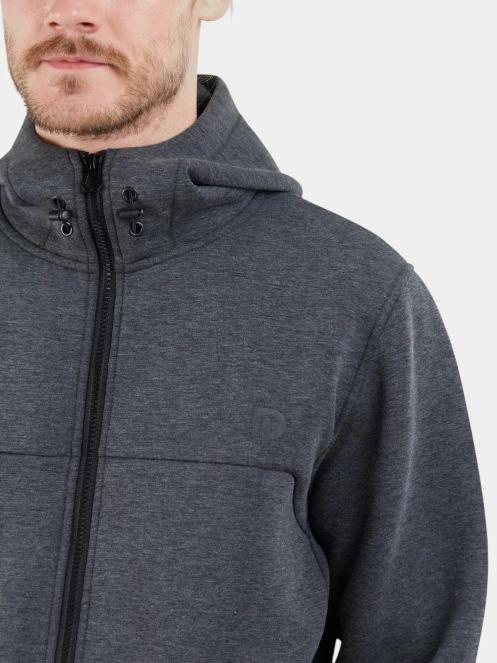 Fundango Hamal Tech Hoodie férfi kapucnis pulóver fekete színben 6