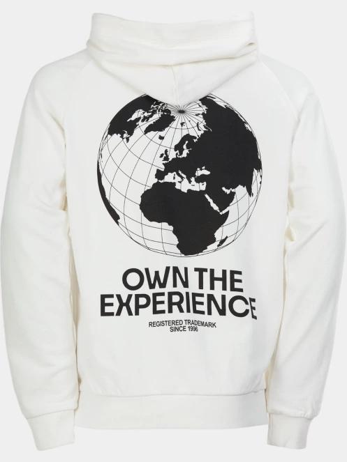 Fundango Kronos Hooded Sweatshirt férfi pulóver fehér színben 9