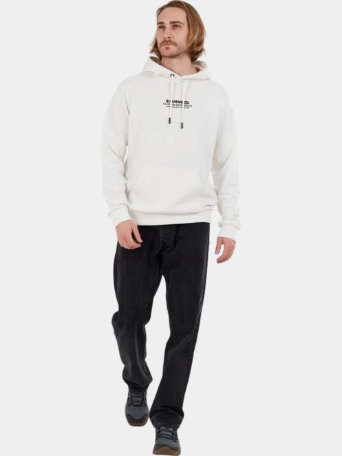 Fundango Kronos Hooded Sweatshirt férfi pulóver fehér színben 4