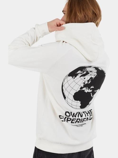 Fundango Kronos Hooded Sweatshirt férfi pulóver fehér színben 6