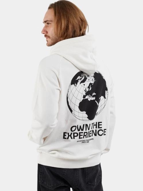 Fundango Kronos Hooded Sweatshirt férfi pulóver fehér színben 7