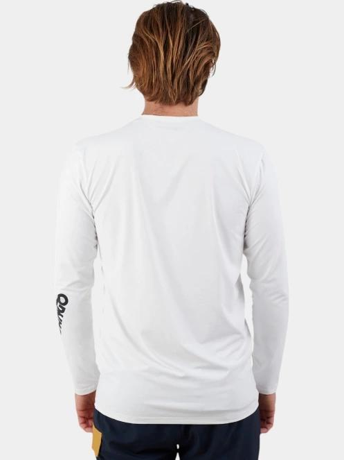 Fundango Manado Long II Rashguard férfi hosszú ujjú lycra fehér színben 3