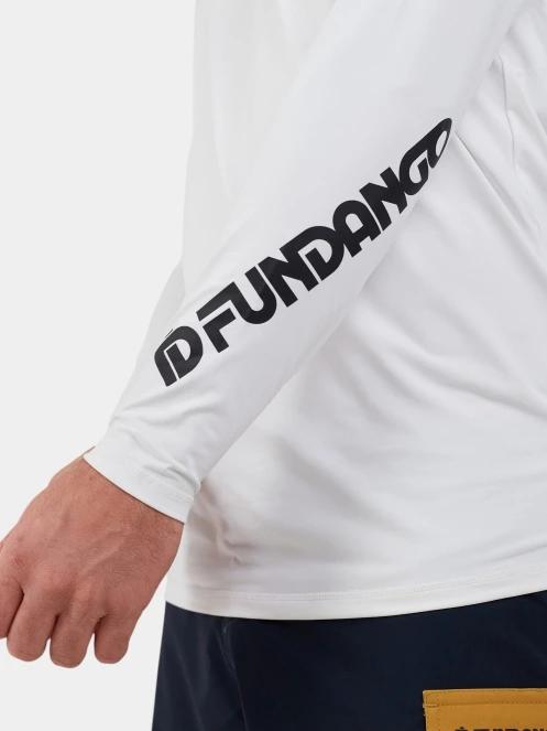 Fundango Manado Long II Rashguard férfi hosszú ujjú lycra fehér színben 7