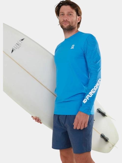 Fundango Manado Long II Rashguard férfi hosszú ujjú lycra világoskék színben 2