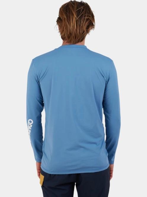 Fundango Manado Long II Rashguard férfi hosszú ujjú lycra kék színben 3