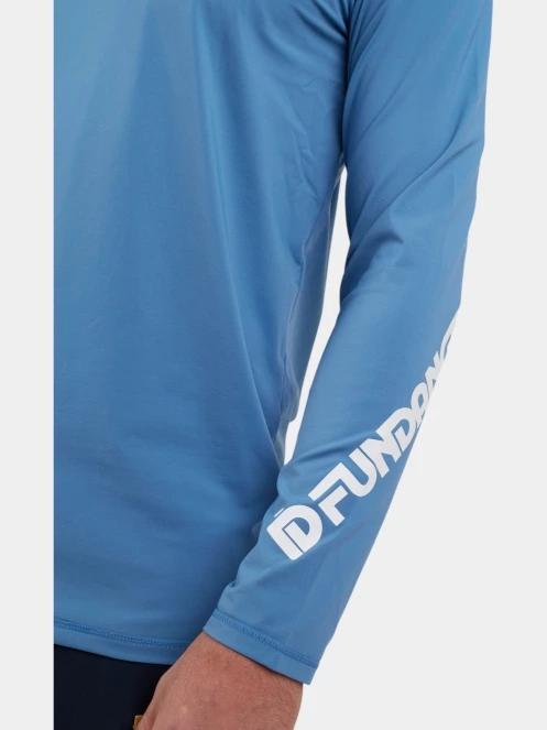 Fundango Manado Long II Rashguard férfi hosszú ujjú lycra kék színben 7