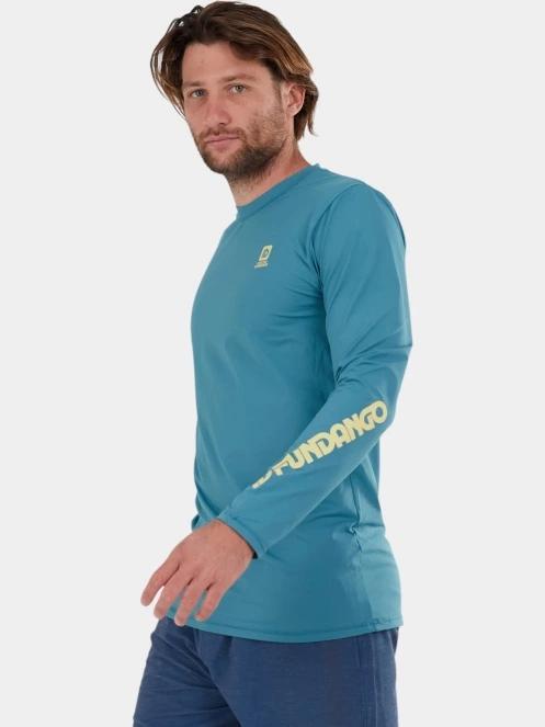 Fundango Manado Long II Rashguard férfi hosszú ujjú lycra zöld színben 2