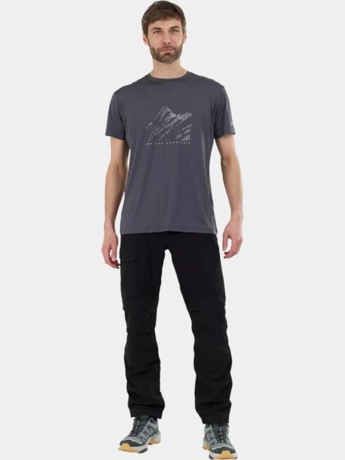 Fundango Bellmore T-shirt férfi rövid ujjú sport póló fekete színben 4