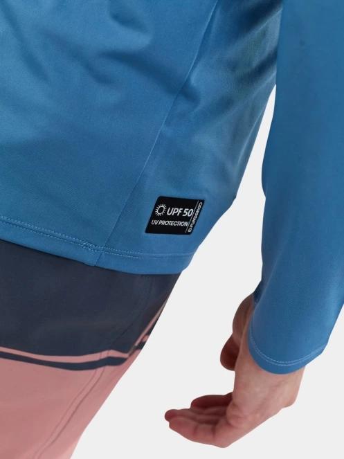 Fundango Manado Long III Rashguard férfi hosszú ujjú lycra kék színben 8