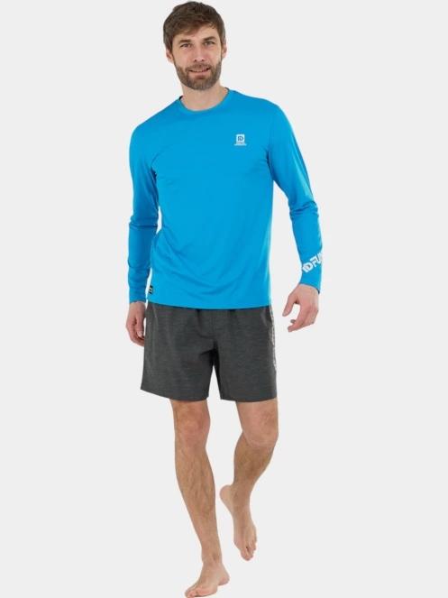 Fundango Manado Long III Rashguard férfi hosszú ujjú lycra világoskék színben 4